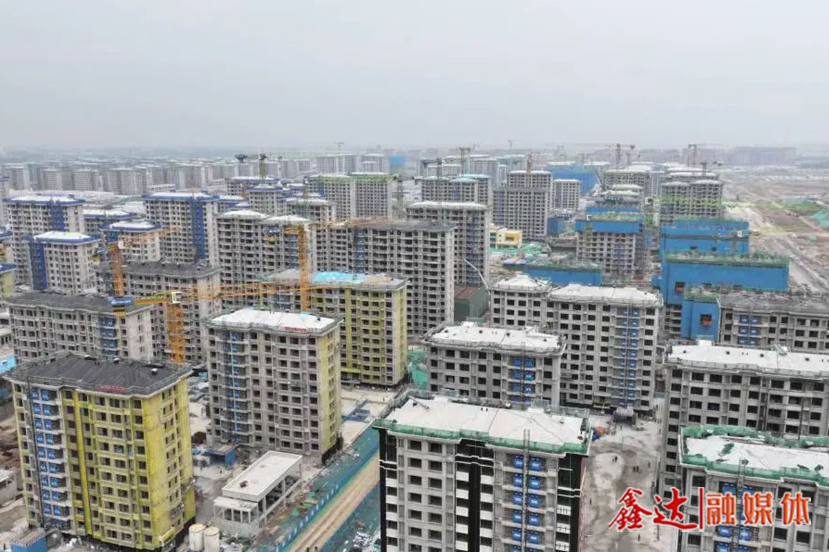 火力全开！中国五冶雄东B单元六标项目中秋国庆施工建设“不打烊”